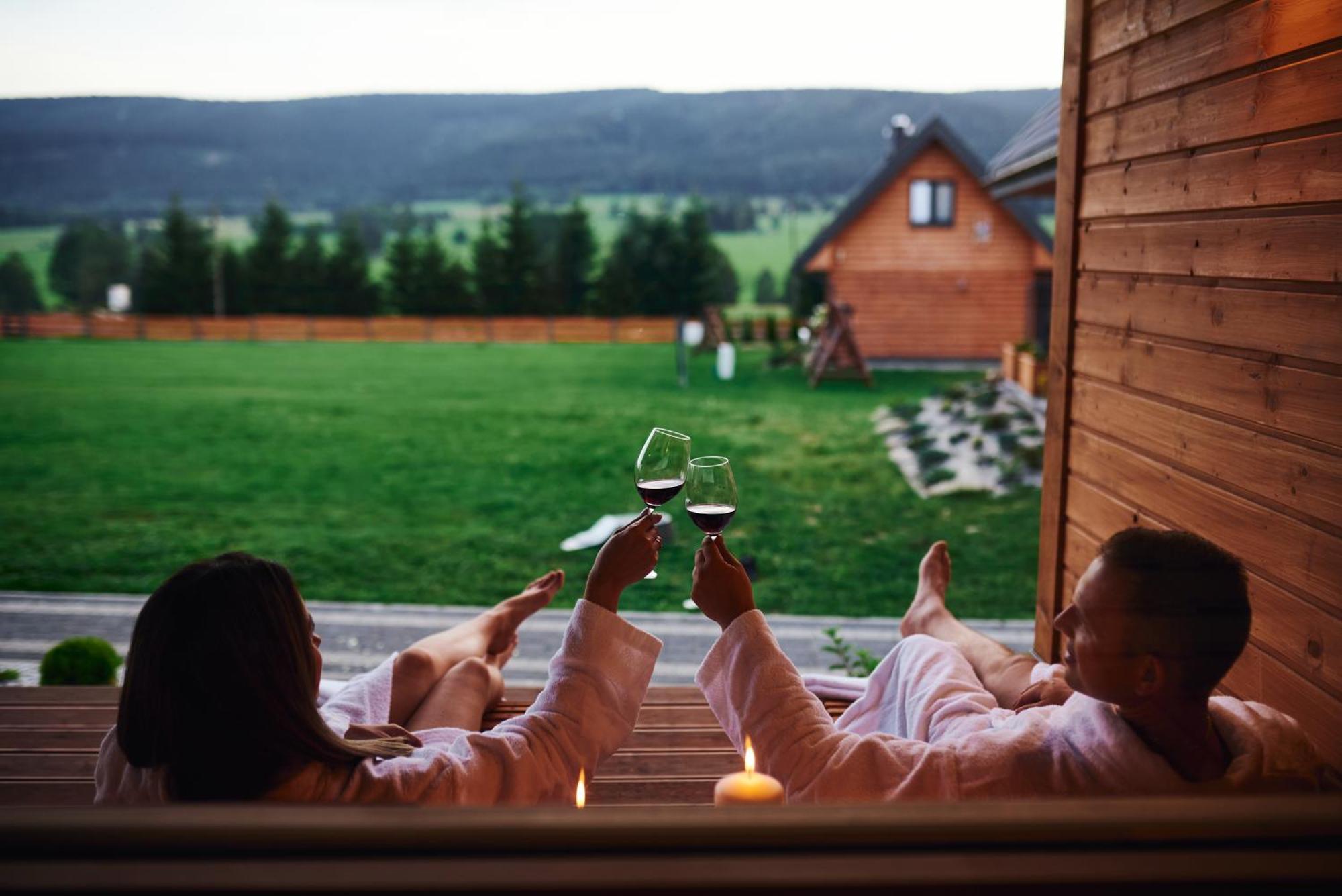 Osada Orlica Klimatyczne Domki Z Widokiem Na Gory I Termalnym Spa Sauna Jacuzzi 4 Km Od Zieleniec Ski Arena Lasowka Zewnętrze zdjęcie