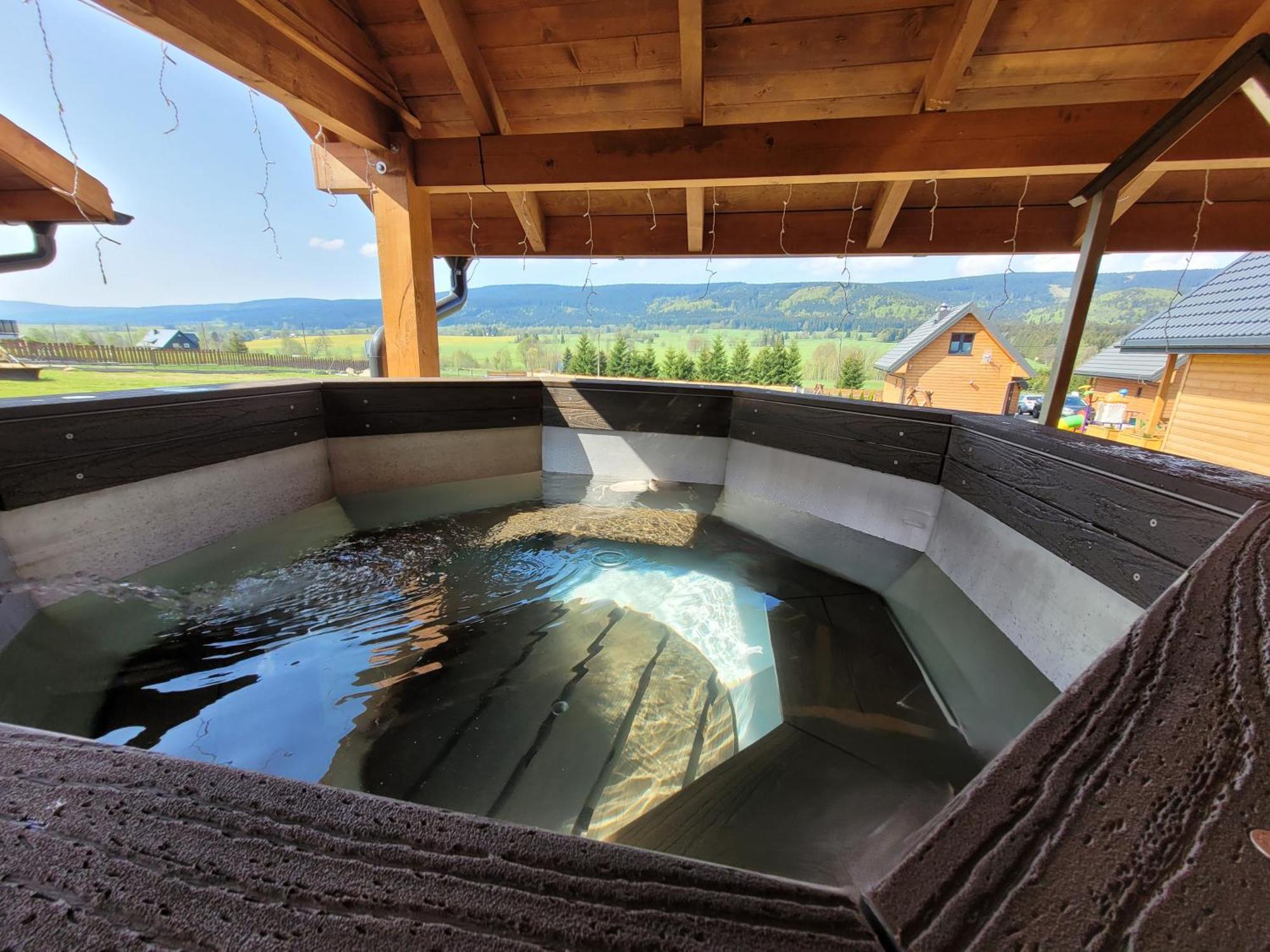 Osada Orlica Klimatyczne Domki Z Widokiem Na Gory I Termalnym Spa Sauna Jacuzzi 4 Km Od Zieleniec Ski Arena Lasowka Zewnętrze zdjęcie